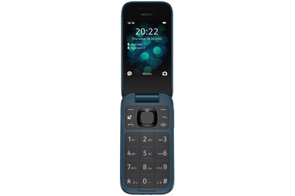 Smartfon NOKIA 2660 niebieski 2.8" poniżej 0.1GB/poniżej 0.5GB