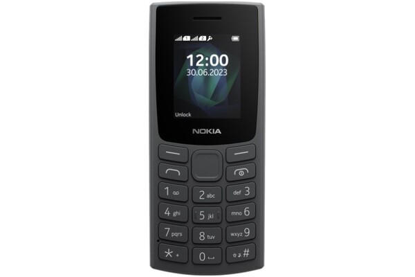 Smartfon NOKIA 105 szary 1.8" poniżej 0.1GB/poniżej 0.5GB