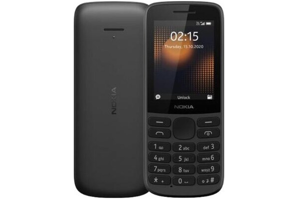 Smartfon NOKIA 215 czarny 2.4" poniżej 0.5GB/