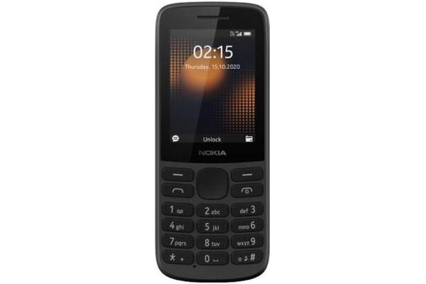 Smartfon NOKIA 215 czarny 2.4" poniżej 0.5GB/
