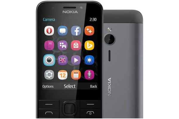 Smartfon NOKIA 230 czarno-szary 2.8" poniżej 0.1GB/poniżej 0.5GB