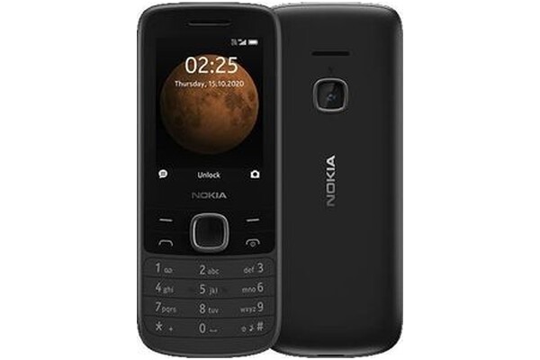 Smartfon NOKIA 225 czarny 2.8" poniżej 0.1GB/poniżej 0.5GB