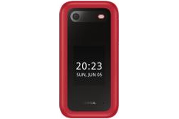 Smartfon NOKIA 2660 czerwony 2.8" poniżej 0.5GB/