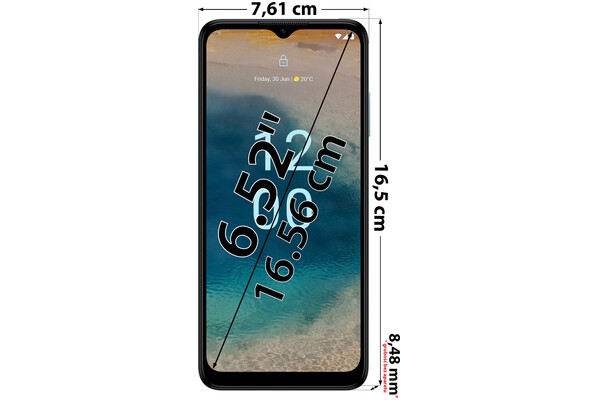 Smartfon NOKIA G22 niebieski 6.52" 4GB/128GB