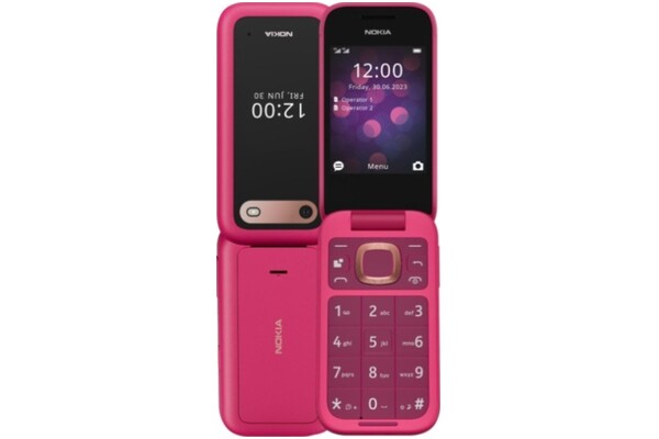 Smartfon NOKIA 2660 różowy 2.8" poniżej 0.1GB/poniżej 0.5GB
