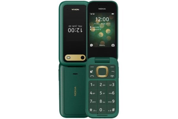 Smartfon NOKIA 2660 zielony 2.8" poniżej 0.1GB/poniżej 0.5GB