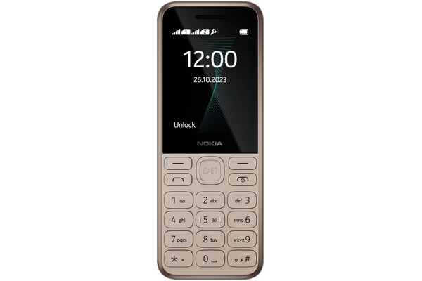 Smartfon NOKIA 130 złoty 2.4" poniżej 0.1GB/poniżej 0.5GB