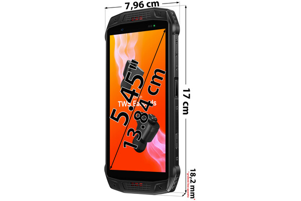 Smartfon Ulefone Armor 15 czarny 5.45" 6GB/128GB