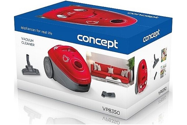 Odkurzacz Concept VP8350 Bello tradycyjny workowy 700W czerwony