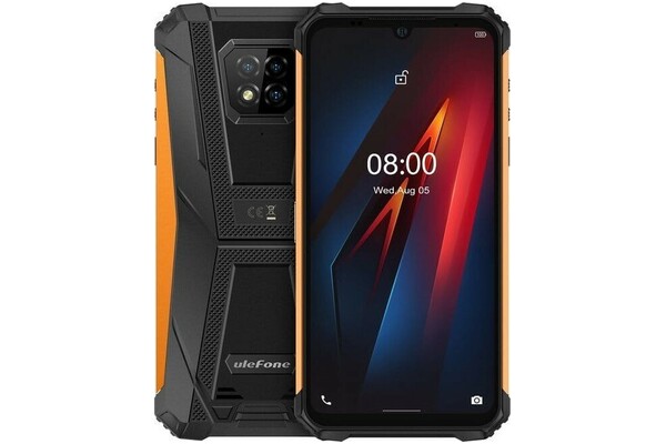 Smartfon Ulefone Armor 8 czarno-pomarańczowy 6.1" 4GB/64GB