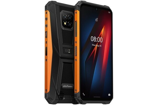 Smartfon Ulefone Armor 8 czarno-pomarańczowy 6.1" 4GB/64GB