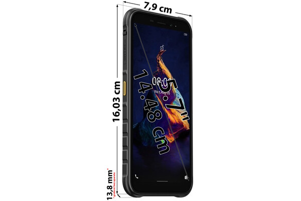 Smartfon Ulefone Armor X8 czarny 5.7" 4GB/64GB