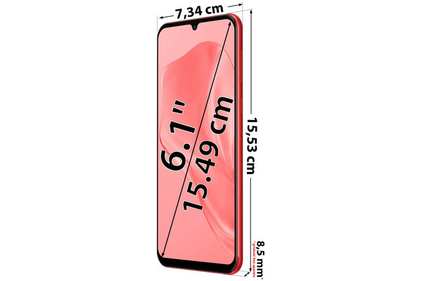 Smartfon Ulefone Note 6 P czerwony 6.1" 2GB/32GB