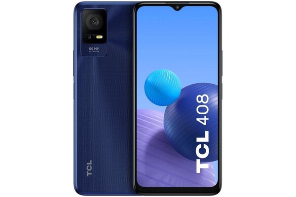 Smartfon TCL 408 niebieski 6.6" 4GB/64GB