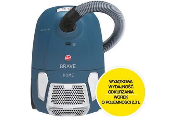 Odkurzacz HOOVER BV50HM011 Brave tradycyjny workowy 700W niebieski