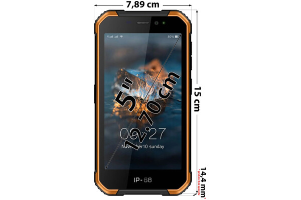 Smartfon Ulefone Armor X6 pomarańczowy 5" 2GB/16GB