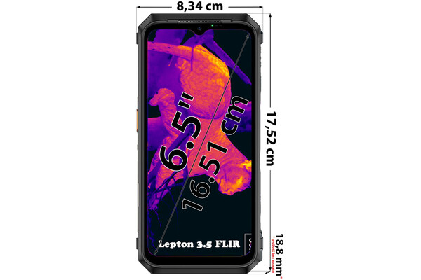 Smartfon Ulefone PowerArmor czarny 6.5" 12GB/256GB
