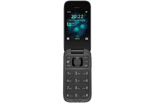 Smartfon NOKIA 2660 czarny 1.77" poniżej 0.1GB/poniżej 0.5GB