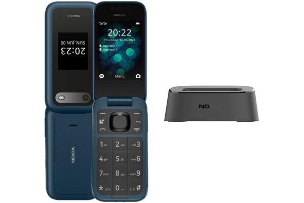 Smartfon NOKIA 2660 niebieski 1.77" poniżej 0.1GB/poniżej 0.5GB