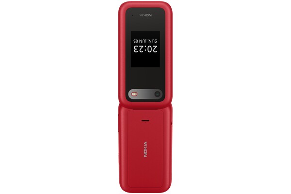 Smartfon NOKIA 2660 czerwony 1.77" poniżej 0.1GB/poniżej 0.5GB