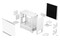 Obudowa PC Fractal Design Pop Silent TG Tower biały