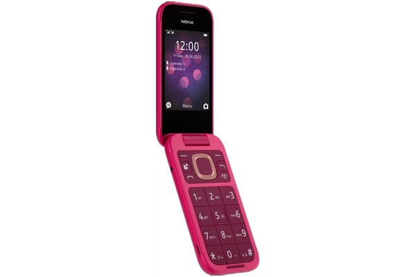 Smartfon NOKIA 2660 różowy 1.77" poniżej 0.1GB/poniżej 0.5GB