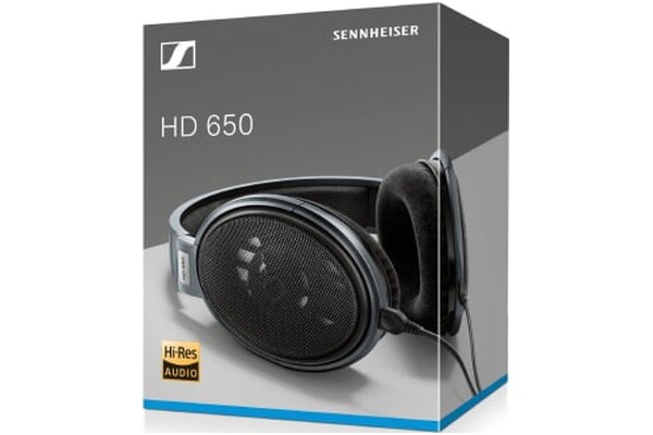 Słuchawki Sennheiser HD650 Nauszne Przewodowe Tytan Naturalny
