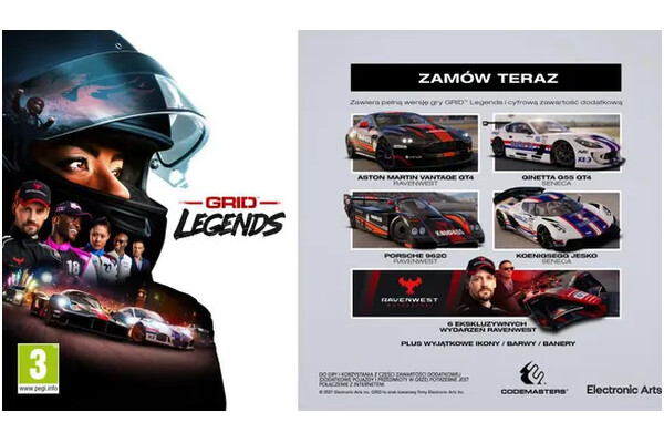 GRID Legends PlayStation 5