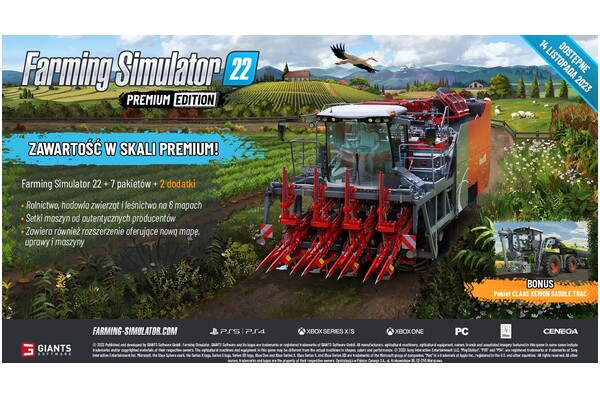 Farming Simulator 22 Edycja Premium PlayStation 5