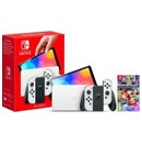 Konsola Nintendo Switch OLED 64GB biały + Mario Kart 8 Deluxe