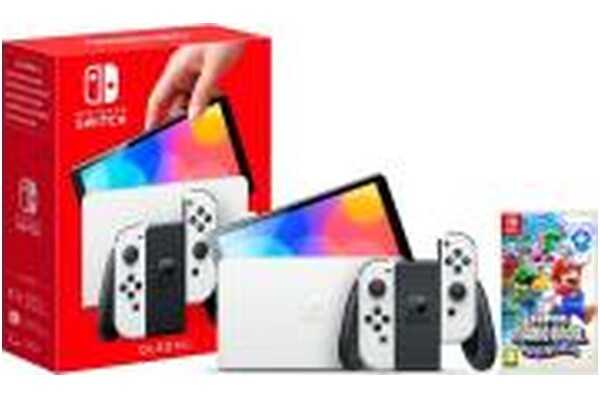 Konsola Nintendo Switch OLED 64GB Czerwono-niebieski + Super Mario Bros Wonder