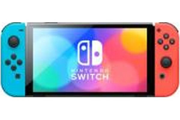 Konsola Nintendo Switch OLED 64GB Czerwono-niebieski + Super Mario Bros Wonder