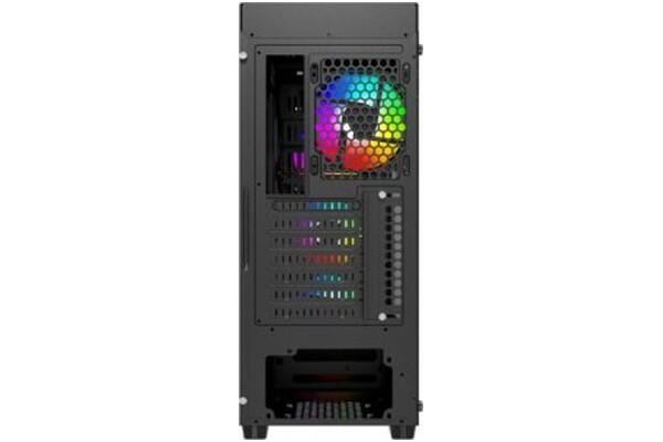 Obudowa PC Gembird CCCFCK700 Fornax K700 Midi Tower Czerwono-złoty