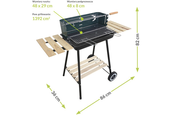 Grill węglowy Mirpol MIR244