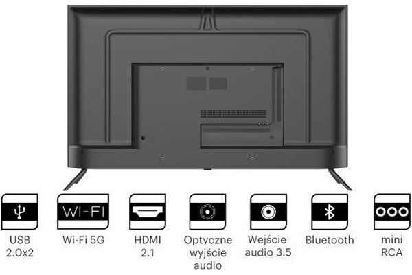 Telewizor KIVI 43U740NB 43" 4K Ultra HD