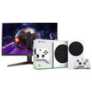 Konsola Microsoft Xbox Series S 512GB biały + monitor LG 24MP60G-B