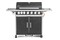 Grill gazowy ACTIVA Nevada XXL 19761G palniki 6szt moc 15.1kW