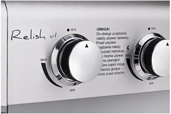 Grill gazowy KOLER Relish v1 palniki 3szt moc 9.6kW