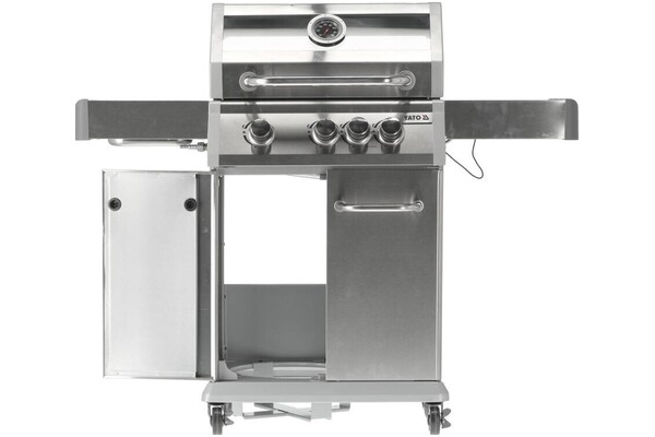 Grill gazowy YATO YG20015 palniki 3+1szt moc 11.2kW