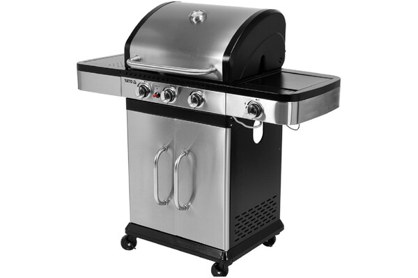Grill gazowy YATO YG20018 palniki 3+1szt moc 11.2kW