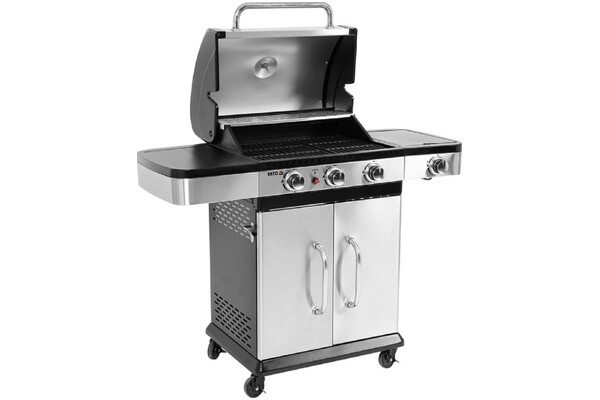 Grill gazowy YATO YG20018 palniki 3+1szt moc 11.2kW