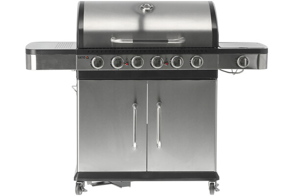 Grill gazowy YATO YG20004 palniki 6+1szt moc 20.2kW