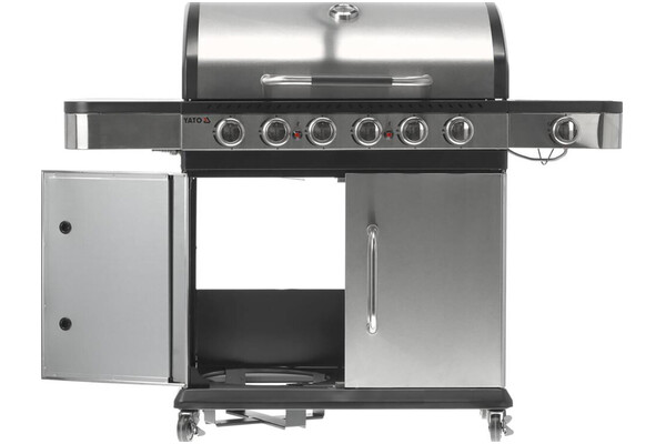 Grill gazowy YATO YG20004 palniki 6+1szt moc 20.2kW
