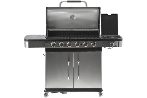 Grill gazowy YATO YG20004 palniki 6+1szt moc 20.2kW
