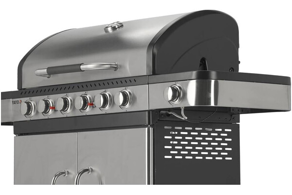 Grill gazowy YATO YG20004 palniki 6+1szt moc 20.2kW