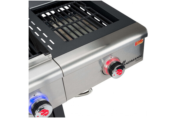 Grill gazowy Landmann 12915 Triton Maxx PTS 2.1 palniki 2+1szt moc 10.9kW