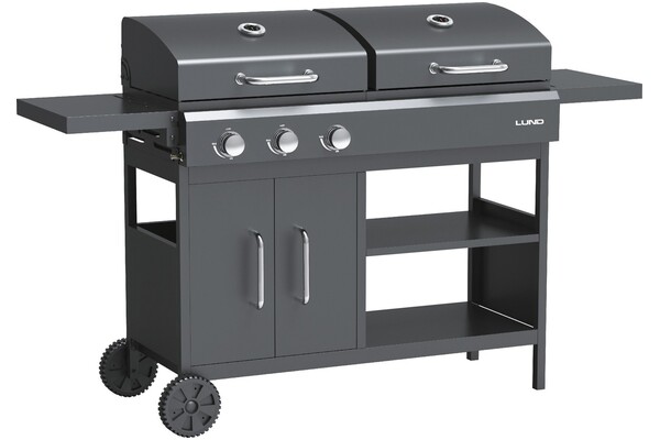 Grill gazowy LUND 99649 palniki 3szt moc 8.6kW