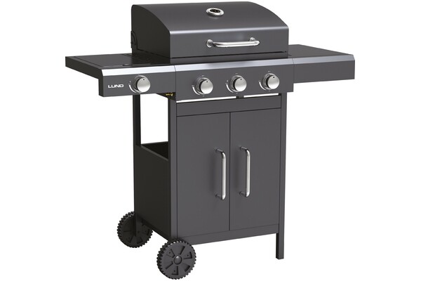 Grill gazowy LUND 99646 palniki 3+1szt moc 11.6kW