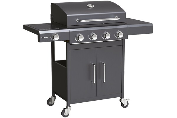Grill gazowy LUND 99647 palniki 4+1szt moc 14.4kW