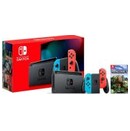 Konsola Nintendo Switch 32GB Czerwono-niebieski + Minecraft